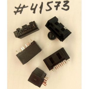 Разъём SATA CON 7P S/T DIP,SHIELD,G/F (Asus p/n: 12G156050077) STARLINK 107023-106,BLACK <G>