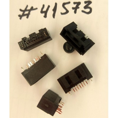 Разъём SATA CON 7P S/T DIP,SHIELD,G/F (Asus p/n: 12G156050077) STARLINK 107023-106,BLACK <G>