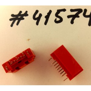 Разъём SATA CON 7P S/T DIP,SHIELD,G/F (Asus p/n: 12G15600007R) STARLINK 107023-201,RED
