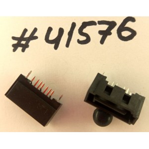 Разъём SATA CON 7P S/T DIP,SHIELD,G/F (Asus p/n: 12G15600007S) STARLINK 107023-202,BLACK