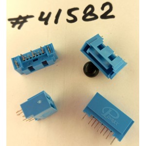 Разъём SATA CON 7P G/F S/T LIGHT BLUE (Asus p/n: 12G150200075) FOXCONN LD1807F-S59GD