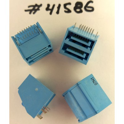 Разъём SATA CON 14P,G/F R/A,SHD,L-BLU (Asus p/n: 12G15121014W) PINREX 771-86-14SV20 (6G)