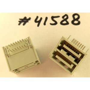 Разъём SATA CON 14P G/F R/A SHD L-GRA (Asus p/n: 12G15121014N) FOXCONN LD1714F-S5281D