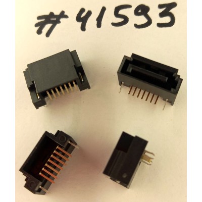 Разъём SATA CON 7P G/F CHL R/A DIP (Asus p/n: 12015-00064600) HORNG TONG AT07J52LADH31