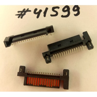 Разъём SATA CON 15P G/F BLACK R/A DIP (Asus p/n: 12015-00090200) WINWIN WATH-15ALBBU4
