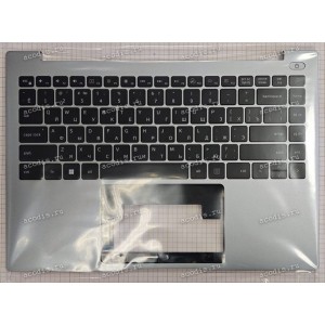 Keyboard Digma Pro Pactos DN14P5-ADXW02 + topcase(F0034-019 MB29010019 VER:B, SP47864)(Black/Silver/Matte/RUO/LED)