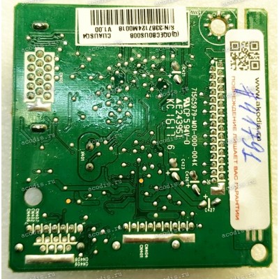 Mainboard Asus LMT 21,5" 1920x1080 VS228DE MAIN BOARD(TPM) TPV 756GQECB0US008 (Asus p/n: 04020-00126200, 715G5979-M01-000-004K) Chips TSUMU19AR6-1
