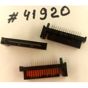 Разъём SATA CON 15P 15U BLACK S/T DIP (Asus p/n: 12015-00090400) LOTES ABA-SAT-033-K01