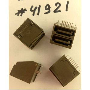 Разъём SATA CON 14P,G/F R/A,SHD,BROWN (Asus p/n: 12G152200147) PINREX 771-86-14SF20 (6G)