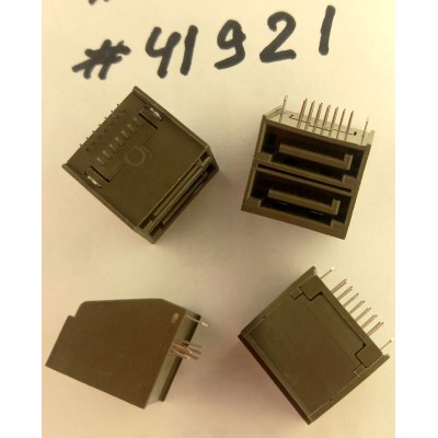 Разъём SATA CON 14P,G/F R/A,SHD,BROWN (Asus p/n: 12G152200147) PINREX 771-86-14SF20 (6G)