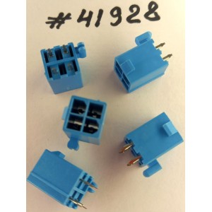 Разъём POWER CON 4P S/T W/PEG L-BLUE (Asus p/n: 12015-00020100) LINGYANG AT4201W-D034-04E801B