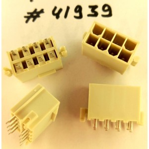 Разъём POWER CON 8P W/P WHT S/T DIP (Asus p/n: 12015-00055600) HORNG TONG PW08W52WJQH19