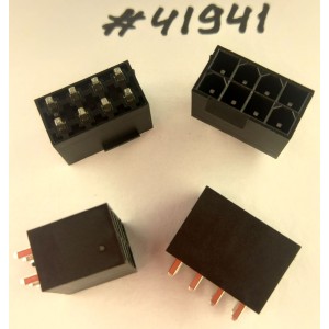 Разъём POWER CON 8P W/P BLK S/T DIP (Asus p/n: 12015-00058400) HORNG TONG PW08W52BJQH32
