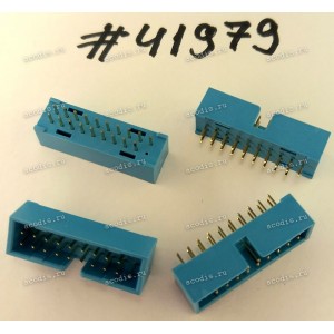 Разъём IDC IDC-20MS 2.54mm 2X10P S/T 2.0 K20 L-B (Asus p/n: 12G071200201) PINREX 52X-40-20GV52