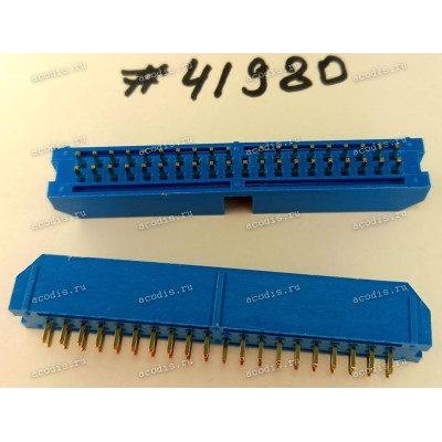 Разъём IDC IDC-40MS 2.54mm 2X20P S/T K20 BLUE (Asus p/n: 12G07150040T) PINREX 51T-80-40GU01