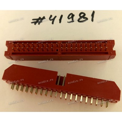 Разъём IDC IDC-40MS 2.54mm 2X20P S/T K20 RED (Asus p/n: 12G07150040U) PINREX 51T-80-40GR01