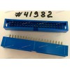 Разъём IDC IDC-40MS 2.54mm 2X20P,S/T K20 BLUE (Asus p/n: 12G07150040P) JVE 23D6960-40S10U-01G-V20-G