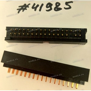 Разъём IDC IDC-34MS 2.54mm 2X17P 2.54 S/T,K5 (Asus p/n: 12G07120034M) FOXCONN HL2217F-P4