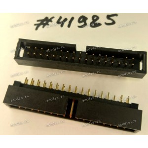 Разъём IDC IDC-34MS 2.54mm 2X17P 2.54 S/T,K5 (Asus p/n: 12G07120034M) FOXCONN HL2217F-P4