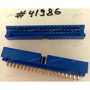 Разъём IDC IDC-40MS 2.54mm 2X20P S/T,K20 (Asus p/n: 12G07120040R) JVE 23N6960-40S10-01G-V20-G<G>