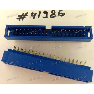 Разъём IDC IDC-40MS 2.54mm 2X20P S/T,K20 (Asus p/n: 12G07120040R) JVE 23N6960-40S10-01G-V20-G<G>