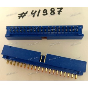 Разъём IDC IDC-40MS 2.54mm 2X20P S/T K20 BLUE (Asus p/n: 12G07120040Y) FOXCONN HL2220F-UD2