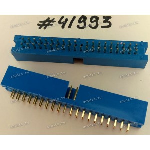 Разъём IDC IDC-40MS 2.54mm 2X20P S/T K20 BLUE (Asus p/n: 12G07130040N) PINREX 510-80-40GU01,NY66