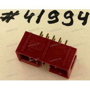 Разъём IDC IDC-10MS 2.54mm 2X5P S/T 2.54 K9 RED (Asus p/n: 12G07130010D) PINREX 510-80-10GR02