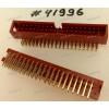 Разъём IDC IDC-40MR 2.54mm 2X20P R/A K20 RED (Asus p/n: 12G07140040R) PINREX 511-90-40GR11