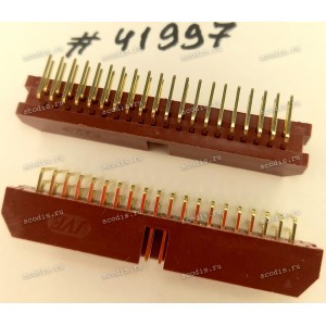 Разъём IDC IDC-40MR 2.54mm 2X20P R/A K20 RED (Asus p/n: 12G07140040M) JVE 23D6960-40D15R-01G-V20-01G
