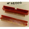 Разъём IDC IDC-40MR 2.54mm 2X20P R/A K20 RED (Asus p/n: 12G07140040A) PINREX 511-90-40GR01