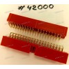 Разъём IDC IDC-40MR 2.54mm 2X20P R/A K20 RED (Asus p/n: 12G07140040A) PINREX 511-90-40GR01
