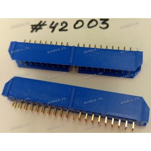 Разъём IDC IDC-40MS 2.54mm 2X20P S/T K20 D-BLUE (Asus p/n: 12G071600408) FOXCONN HL80201-1DD2-4F