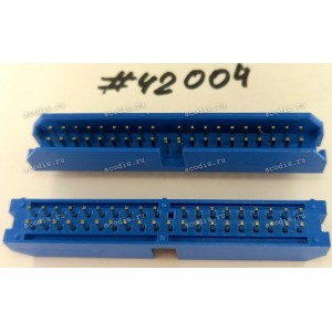 Разъём IDC IDC-40MS 2.54mm 2X20P S/T K20 D-BLUE (Asus p/n: 12G071600409) PINREX 51T-80-40GU21