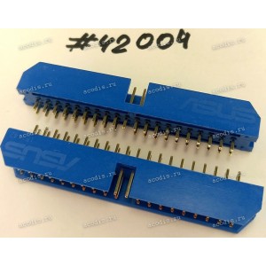 Разъём IDC IDC-40MS 2.54mm 2X20P S/T K20 D-BLUE (Asus p/n: 12G071600409) PINREX 51T-80-40GU21