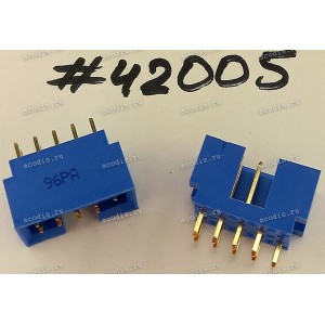 Разъём IDC IDC-10MS 2.54mm 2X5pin S/T K9 D-BLU (Asus p/n: 12G071600108) FOXCONN HL23051-1DP9-4F