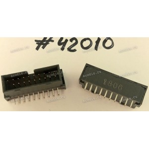 Разъём IDC IDC-20MR 2.54mm 2X10P G/F 2.0 K20 R/A (Asus p/n: 12007-00013100) LOTES ABA-USB-077-K16 D-G/U