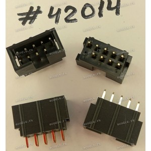 Разъём IDC IDC-10MS 2.54mm 2X5P G/F 2.54 K9 CHL/U (Asus p/n: 12007-00032000) PINREX 51S-80-10GG13