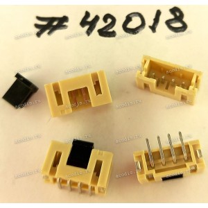 Разъём IDC IDC-4MR 2.0mm 4P 2.0 BEIGE S/T SMT (Asus p/n: 12008-00240400) XINYA S2013-04SWA-R