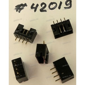 Разъём IDC IDC-4MS 2.0mm 4P G/F 2.0 BLK/C S/T (Asus p/n: 12008-00243000) HORNG TONG WF04N23BAIH38