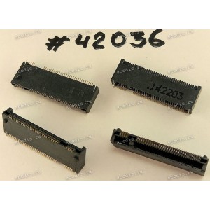 Разъём M2 NGFF KEY-M 75P G/F 3.0H BLK S (Asus p/n: 12003-00072800) LOTES APCI0020-P002A Разъём M2 NGFF KEY-M 75P G/F 3.0H BLK S (Asus p/n: 12003-00072800) LOTES APCI0020-P002A