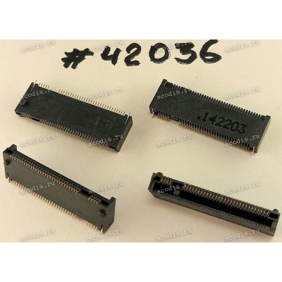 Разъём M2 NGFF KEY-M 75P G/F 3.0H BLK S (Asus p/n: 12003-00072800) LOTES APCI0020-P002A