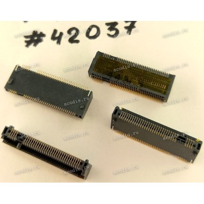 Разъём M2 NGFF GEN4 KEY-M 67P G/F 4.0H BLK S (Asus p/n: 12003-00073900) FOXCONN AS0BC21-S40BM-7H