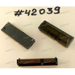 Разъём M2 NGFF KEY-E 75P G/F 4H BLK SMT (Asus p/n: 12003-00079600) FOXCONN AS0BC21-S40BE-7H
