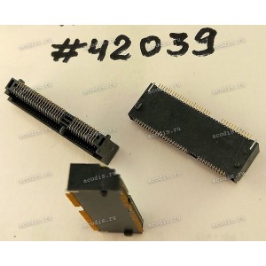Разъём M2 NGFF KEY-E 75P G/F 4H BLK SMT (Asus p/n: 12003-00079600) FOXCONN AS0BC21-S40BE-7H Разъём M2 NGFF KEY-E 75P G/F 4H BLK SMT (Asus p/n: 12003-00079600) FOXCONN AS0BC21-S40BE-7H