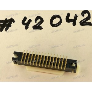 Разъём FFC FPC 15P 1.0MM G/F R/A SMT (Asus p/n: 12018-00660000) ACES 50611-01541-001
