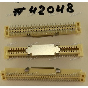 Разъём BtoB CON 80P G/F 0.8MM F S/T (Asus p/n: 12016-00680300) FCI 61082-081402LF