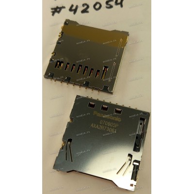 Разъём SD SOCKET 9P,2.5mm,SMT (Asus p/n: 12G25100091E) PANASONIC AXA2R73061P