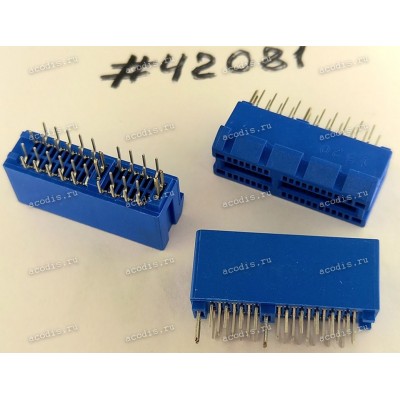 Разъём SLOT PCIE X1 36P G/F DIP D-BLU (Asus p/n: 12G03002036N) E-MOVE EE0360-1G0Z-00H