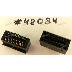 Разъём SLOT PCIE 26P G/F,EDGE,BLACK (Asus p/n: 12G030000266) FOXCONN 2EG01311-A5D-DF Разъём SLOT PCIE 26P G/F,EDGE,BLACK (Asus p/n: 12G030000266) FOXCONN 2EG01311-A5D-DF